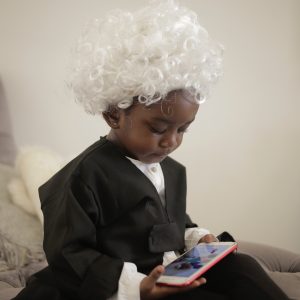 Sarkodie's daughter Titi dressed as a barrister