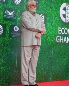 Ex-President JJ Rawlings at 2018 GUBA Awards
