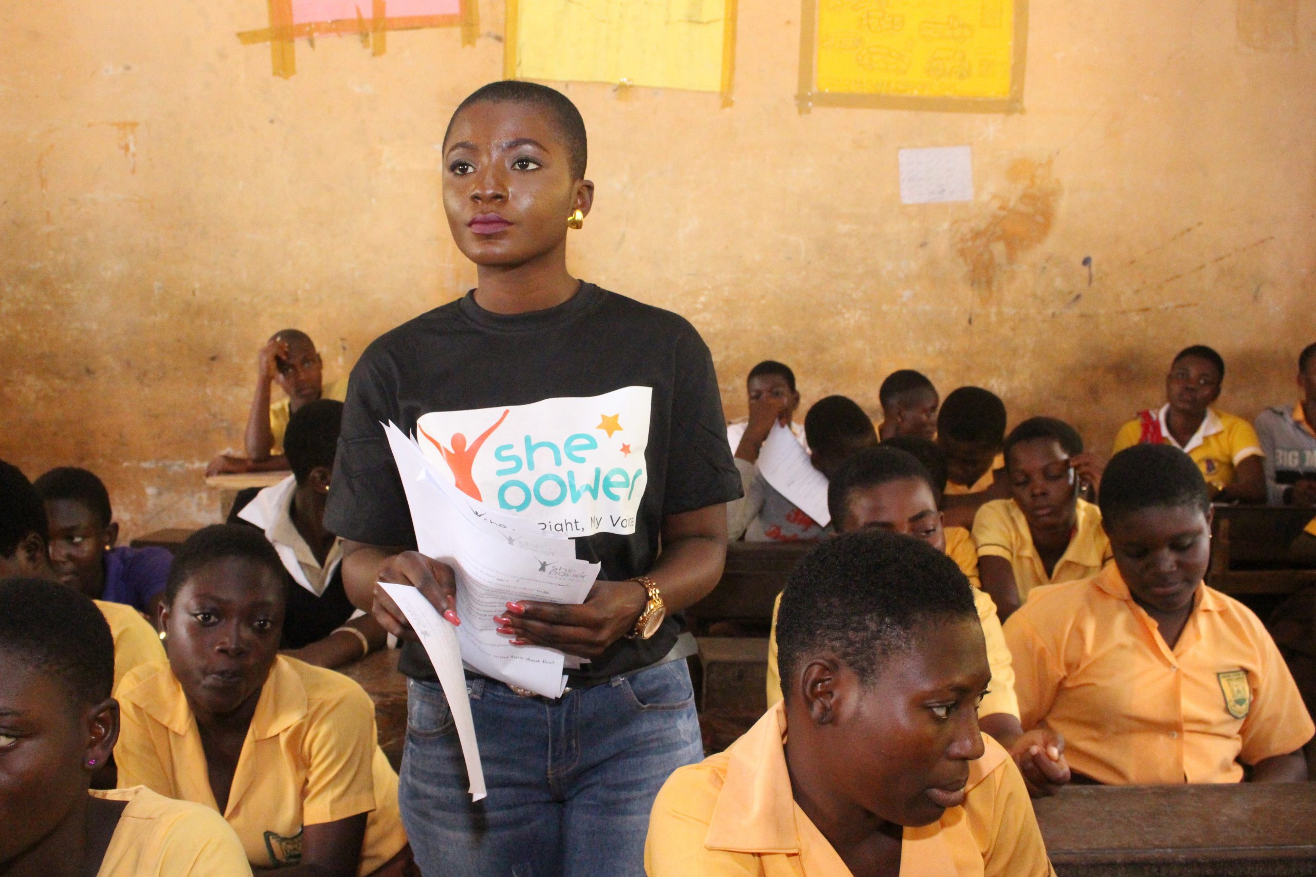 Ahoufe Patricia's She Power Africa empowers Gomoa Dampase teenagers