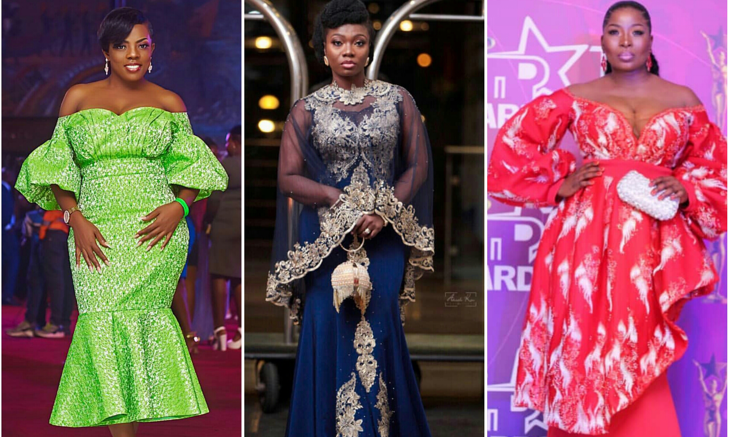 Nana Aba Anamoah, Stacy Amoateng and Gloria at RTP Awards 2018