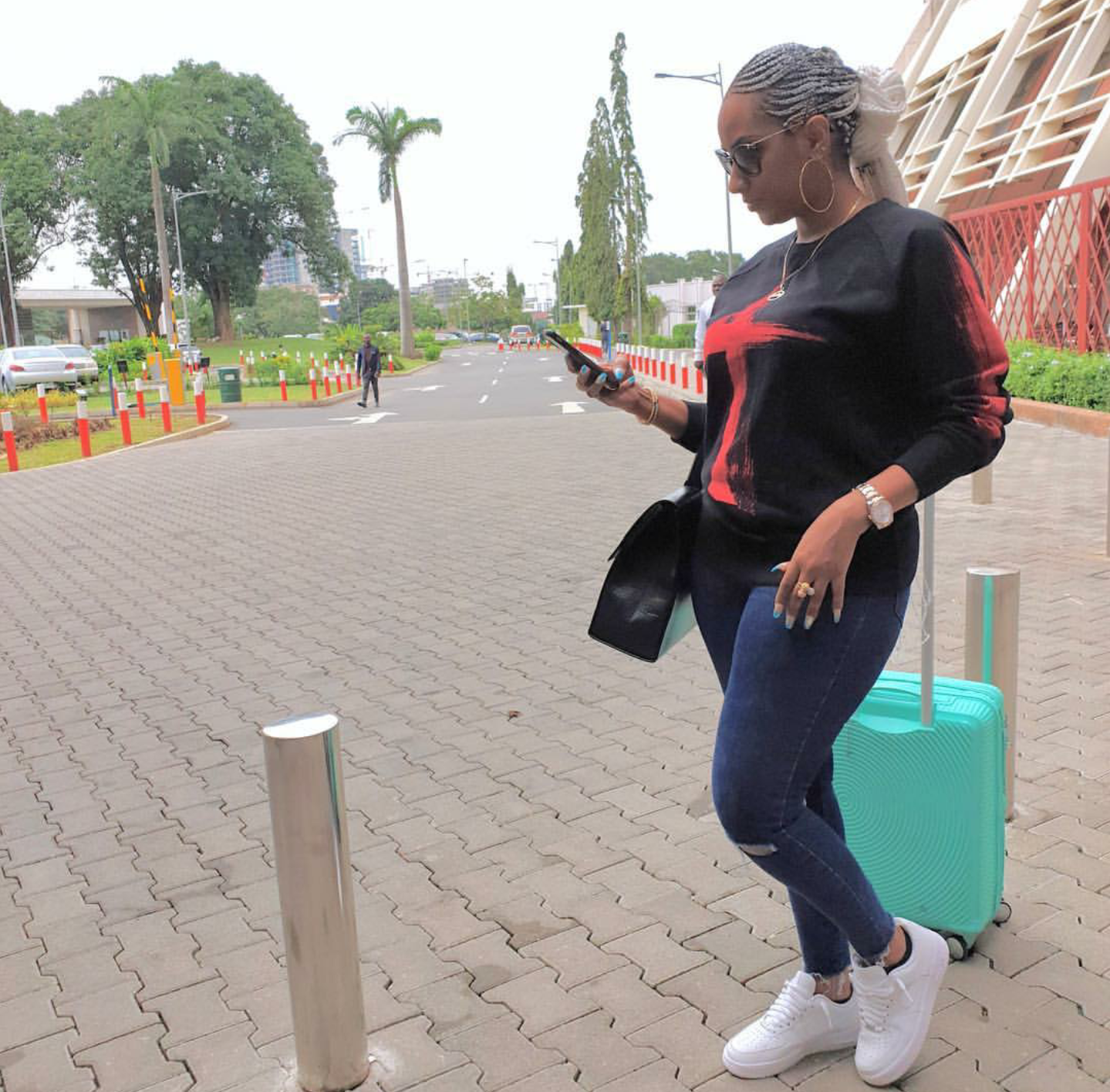 Juliet Ibrahim serving casual style