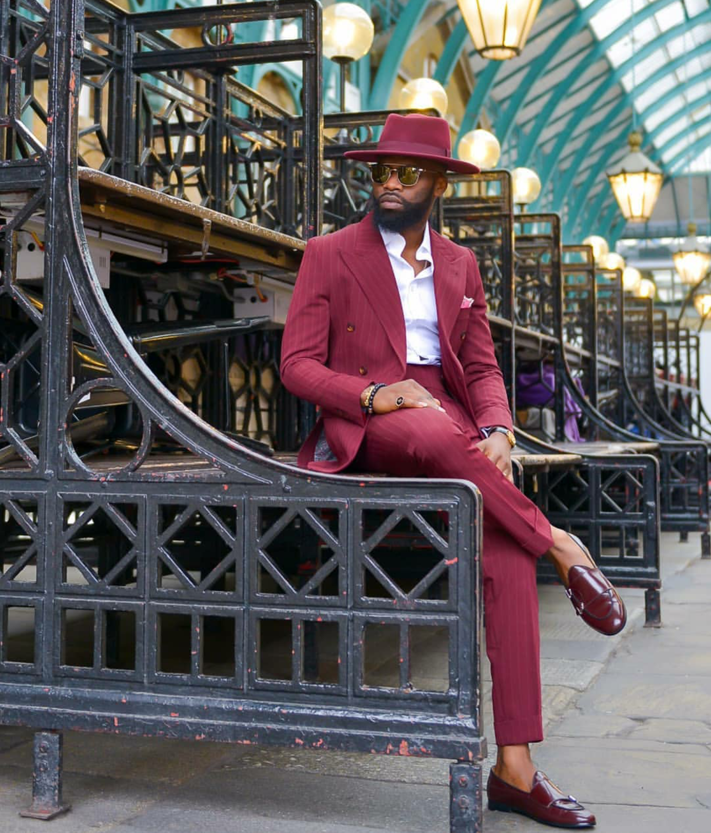 Suit maker, Jigzy Baba serving perfect colour and styling