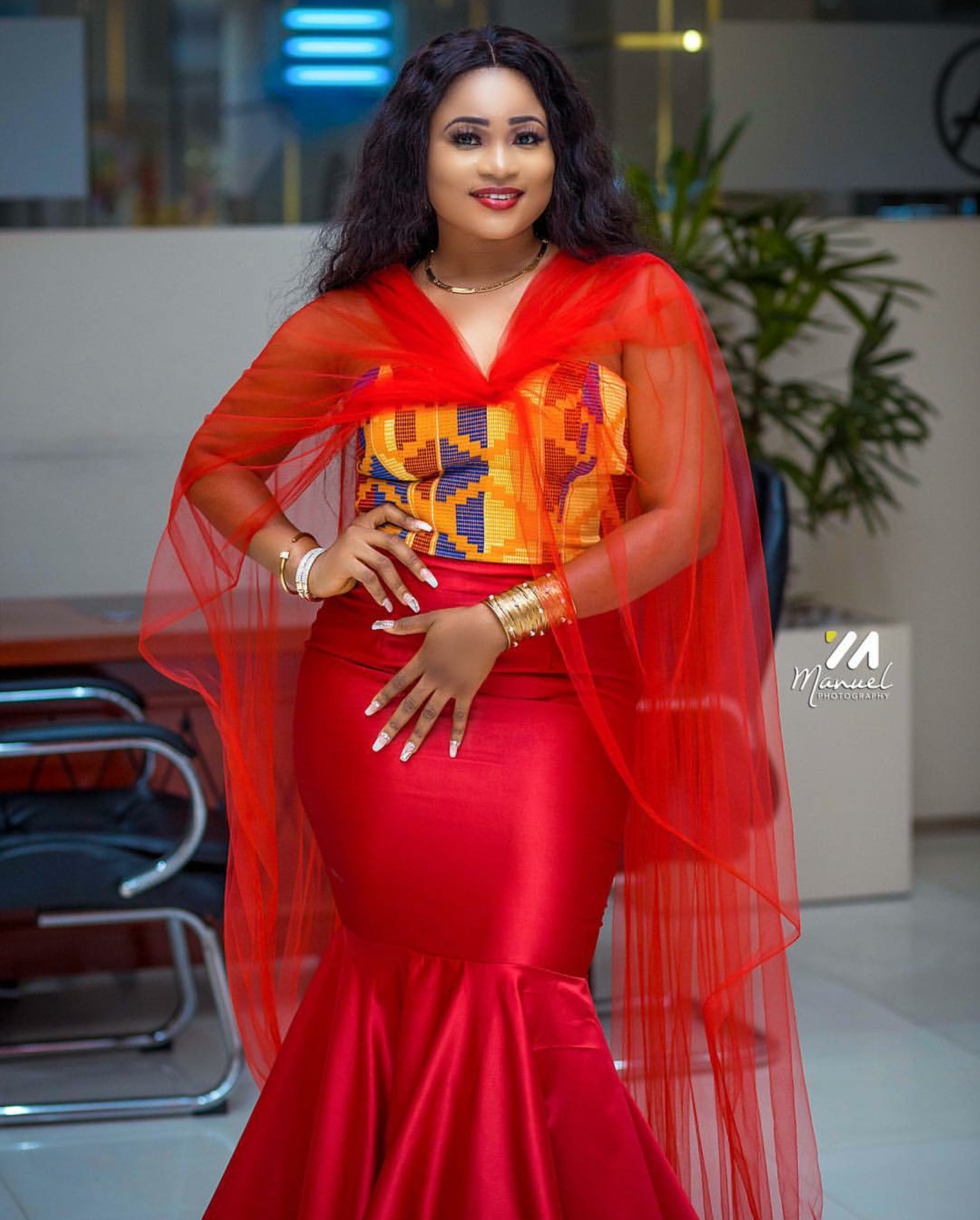 Christabel Ekeh looking stunning and serving style 
