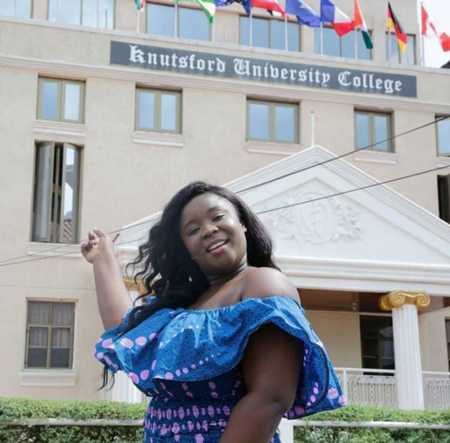 Maame Serwaa gets a degree scholarship and ambassadorial deal with Knutford University College 