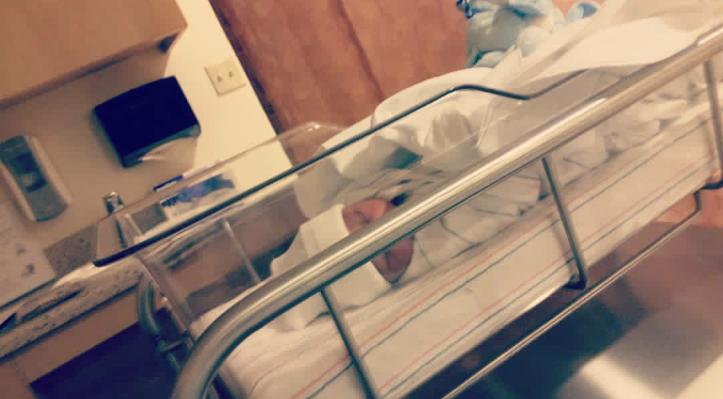 Joyce Blessing's new born baby boy