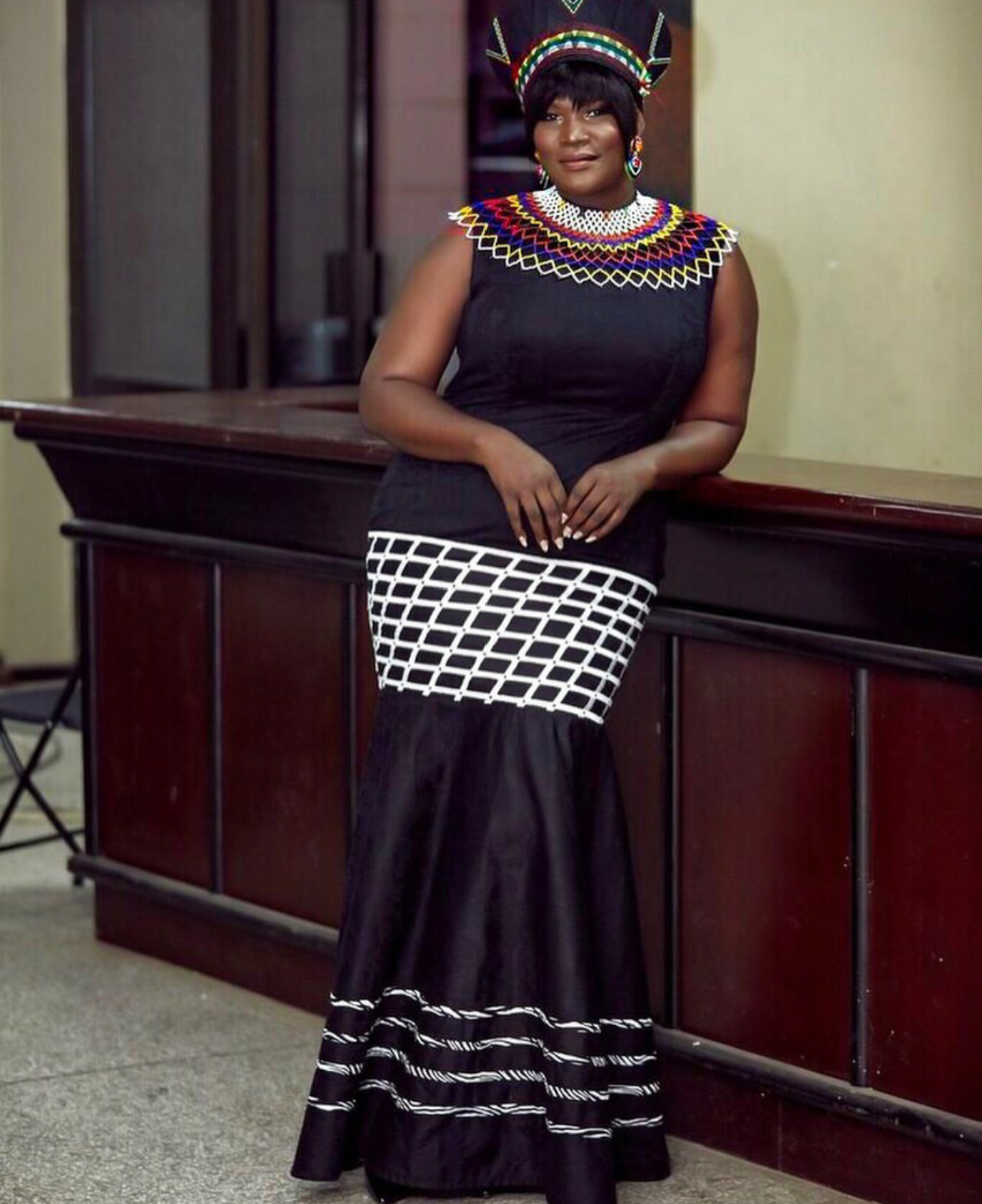 TV personality Anita Erskine looked African much for the 5th Afrimawards