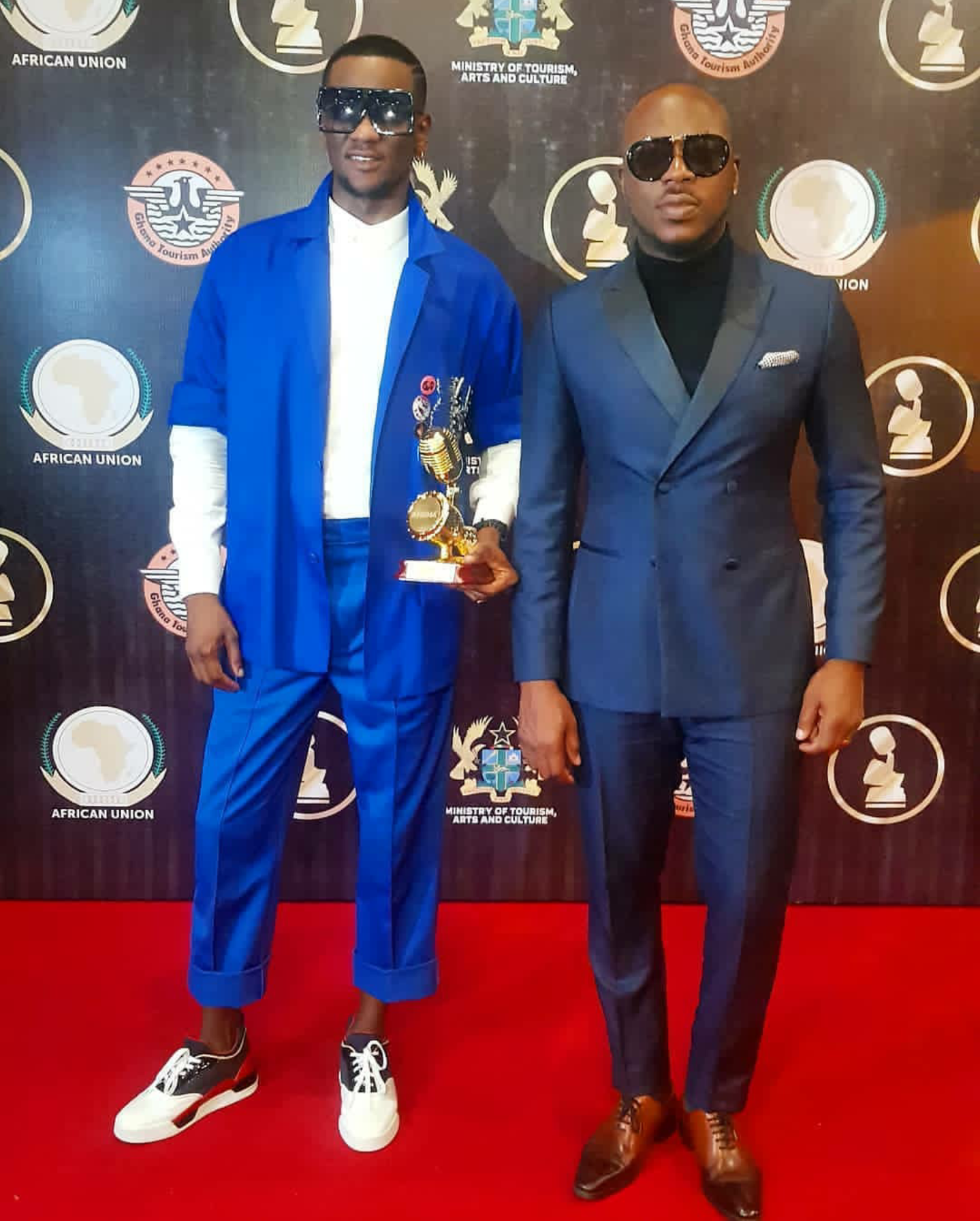 Togolese music group, 'Toofan' looked dapper at the 5thAfrimawards Ghana