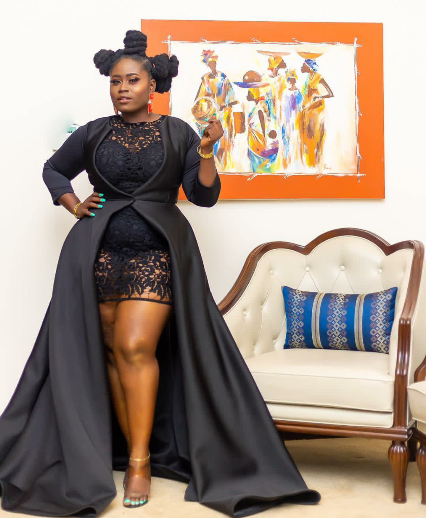 Ghanaian actress Lydia Forson served looks for the 5thAfrimawards 