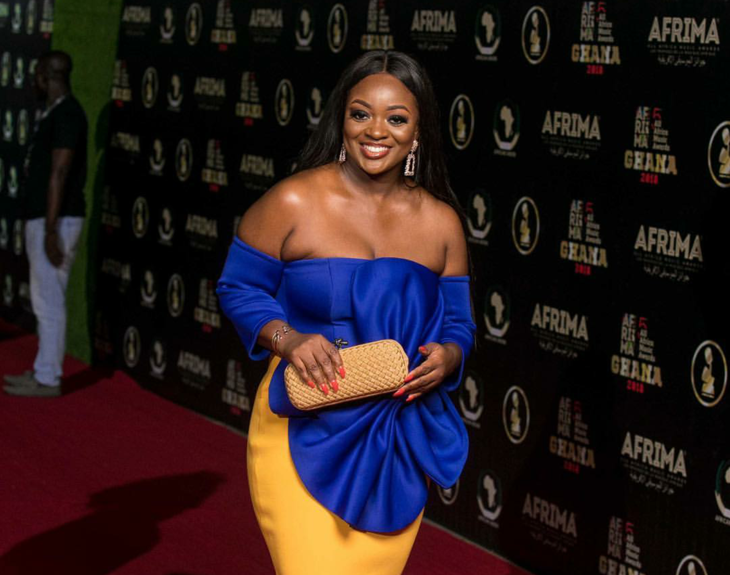 Jackie Appiah slaying the red carpet at the 5thAfrima