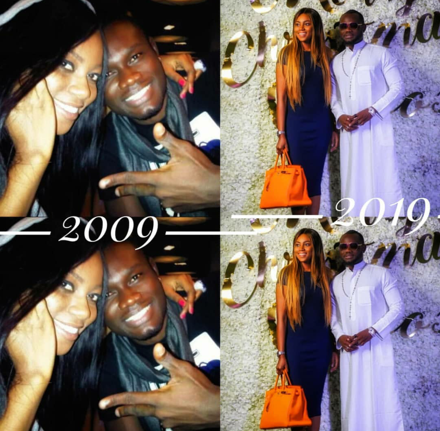Yvonne Nelson and Prince David Osei 10 years ago