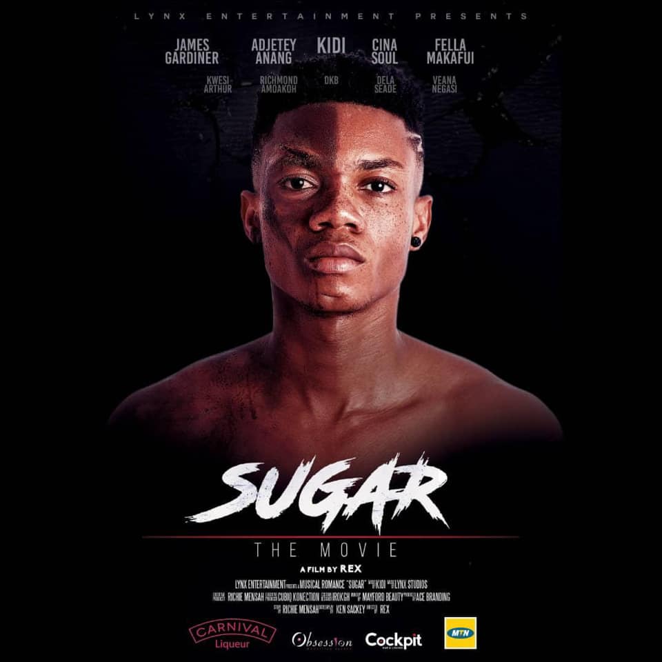 KiDi's "Sugar" album and movie poster