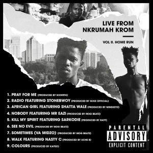 Kwesi Arthur's “Live From Nkrumah Krom Vol. II: Home Run” tracklist