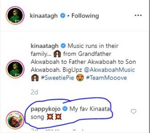 Pappy Kojo favourite Kinaata song