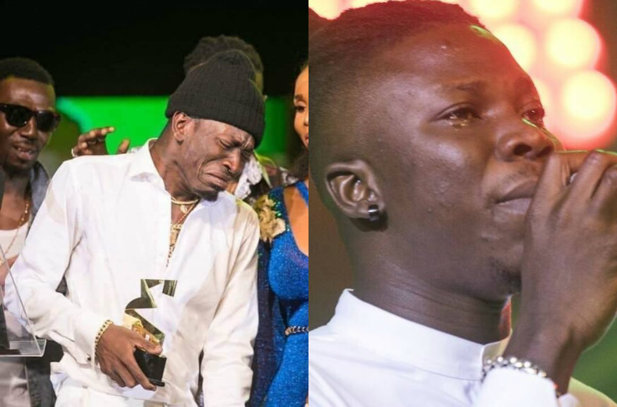 Shatta Wale and Stonebwoy in tears