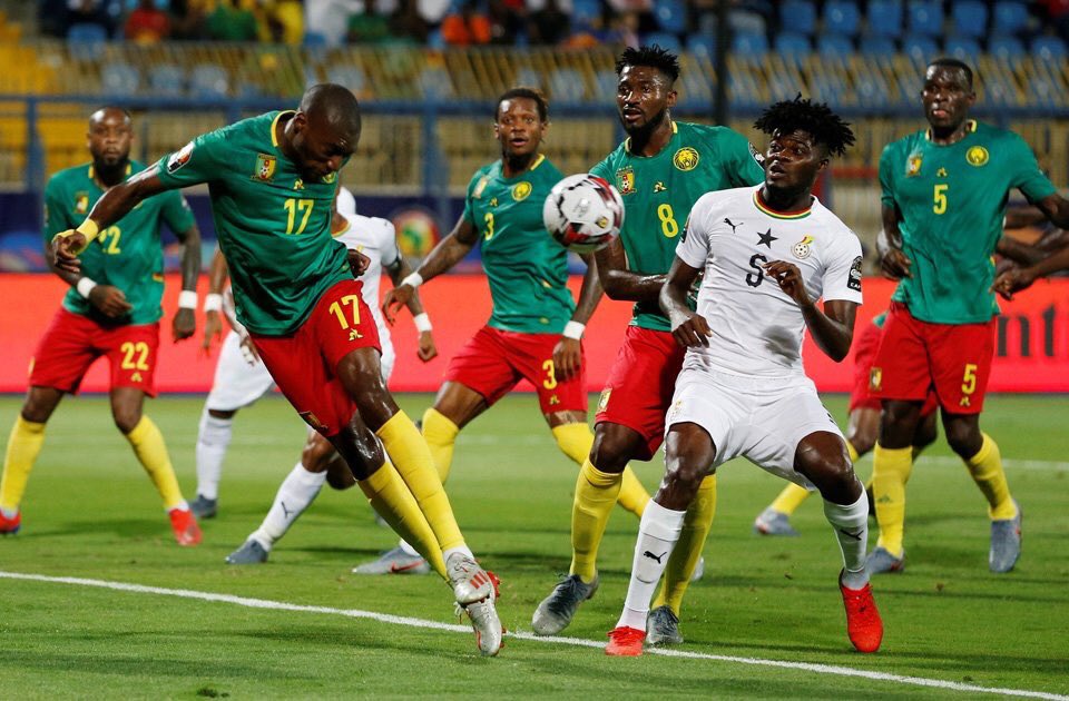 Thomas Partey against Cameroon
