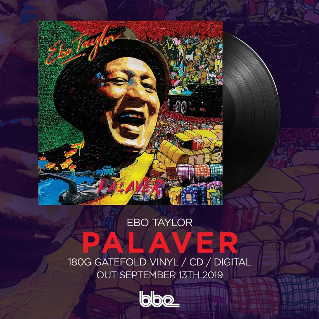 Ebo Taylor's "Palaver" album cover artwork