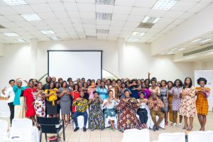 Vlisco Executives Guest Speakers Participants at the 2020 Vlisco Womens Mentoring Program