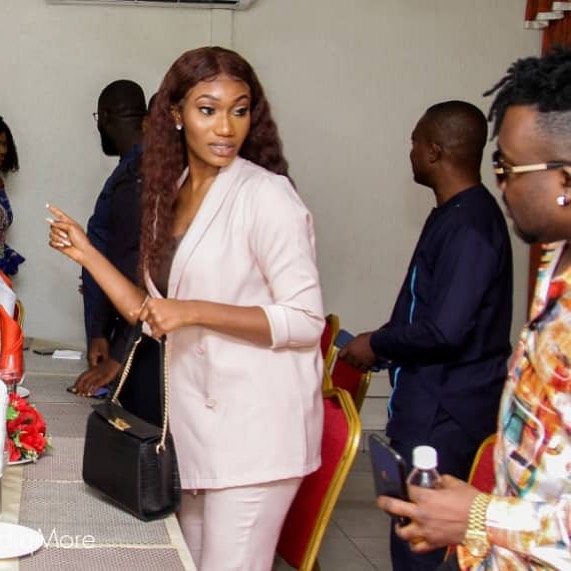 Wendy Shay with manager Bullet