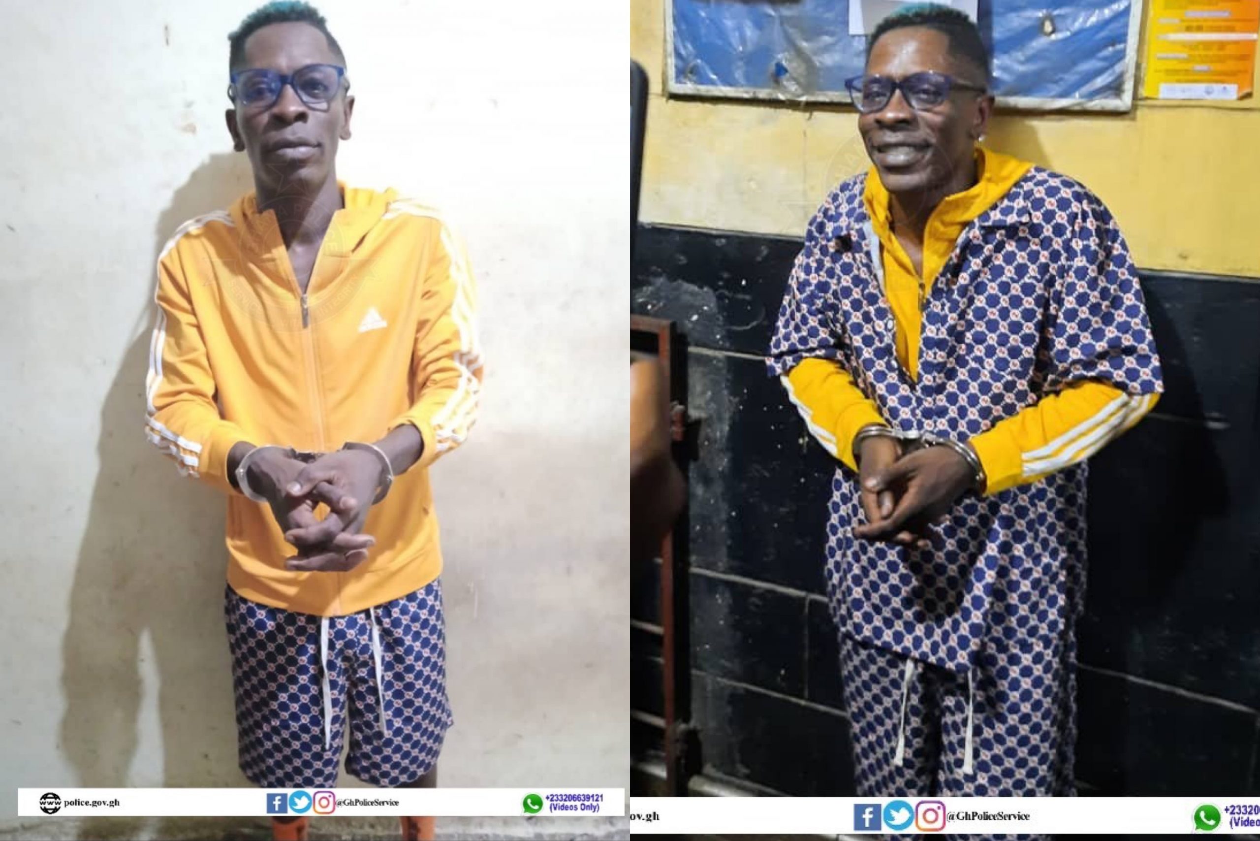 Shatta Wale in handcuffs as police confirm his arrest