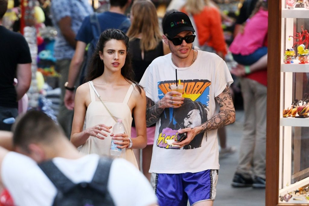 Pete Davidson and actress Margaret Qualley (Photo: BACKGRID)