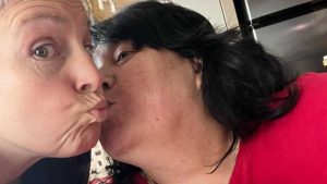 Candy Palmater and wife