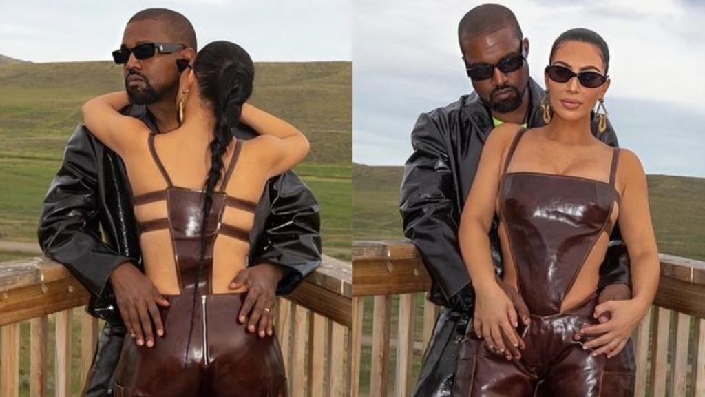 Kim Kardasian and Kanye West