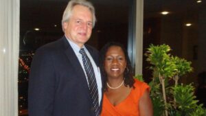 Sherrilyn Ifill and husband Ivo Knobloch