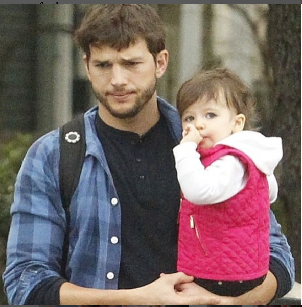 Ashton Kutcher Children Meet Wyatt Isabelle Kutcher and Dimitri