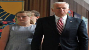 Maisy Biden and her grandfather Joe Biden