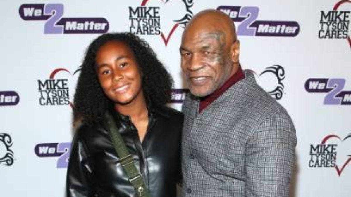 Milan Tyson and her father
