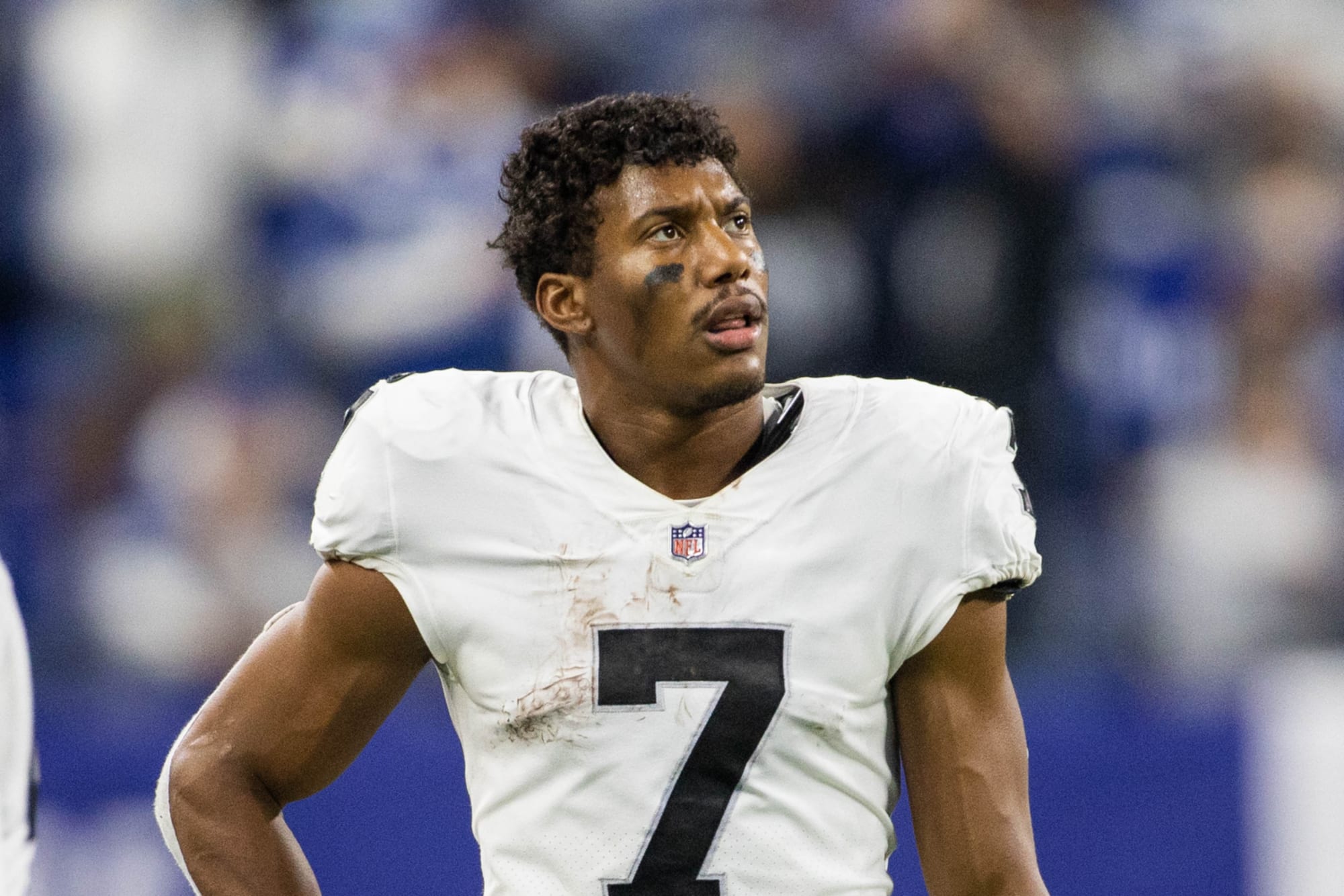 Jacksonville Jaguars wide receiver Zay Jones (7) runs during an NFL  football game against the Washington Commanders, Sunday, Sept. 11, 2022 in  Landover. (AP Photo/Daniel Kucin Jr Stock Photo - Alamy