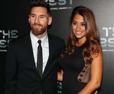 Lionel Messi and Antonela Roccuzzo