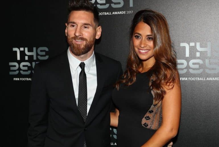 Lionel Messi and Antonela Roccuzzo height difference