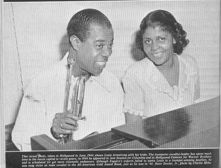 Who is Louis Armstrong wife Lucille Wilson?
