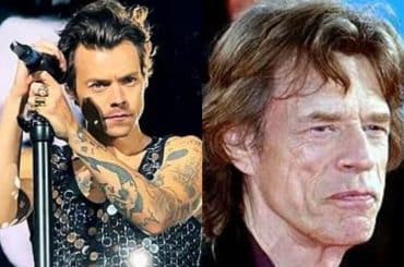 Harry Styles and Mick Jagger