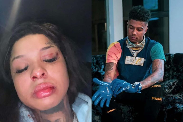 blueface beat the shit out of chrisean rock min