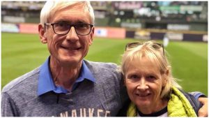 Tony Evers and Wife Kathy Evers