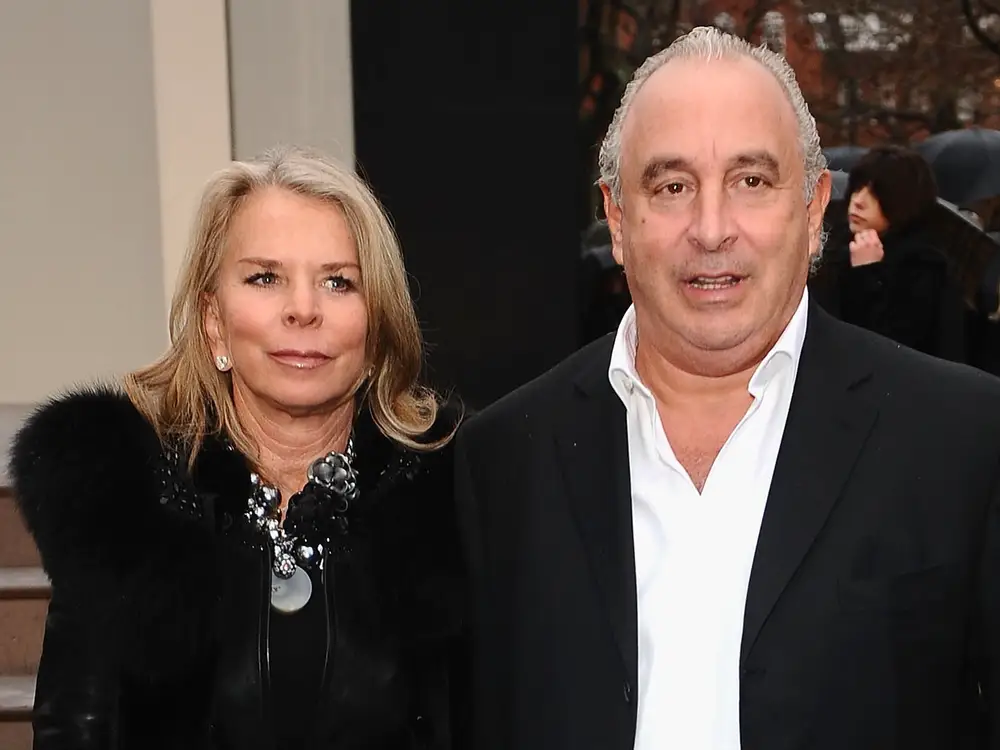 Who is Tina Green, Philip Green's wife of 33 years?