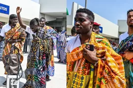 Ghana Black Stars show up in Côte d'Ivoire in style