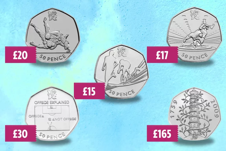 Royal Mint’s most rare and valuable 50p coins in circulation revealed including Kew Gardens worth up to £165