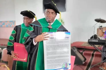 Counselor Lutterodt and Yoghurt JunkaTown receive Hononary Doctorate Degree