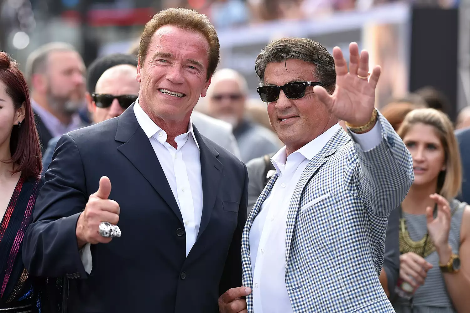 Arnold Schwarzenegger admits Sylvester Stallone rivalry helped his career
