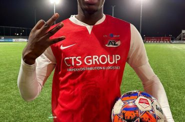 Ghanaian youngster Ernest Poku scores as AZ Alkmaar hammer NEC Nijmegen