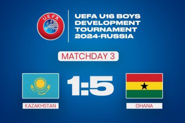 Ghana’s Black Starlets hammer Kazakhstan in UEFA U16 tournament