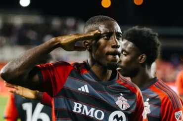 VIDEO: Watch Prince Osei Owusu's stunning backheel goal for Toronto against New England Revolution